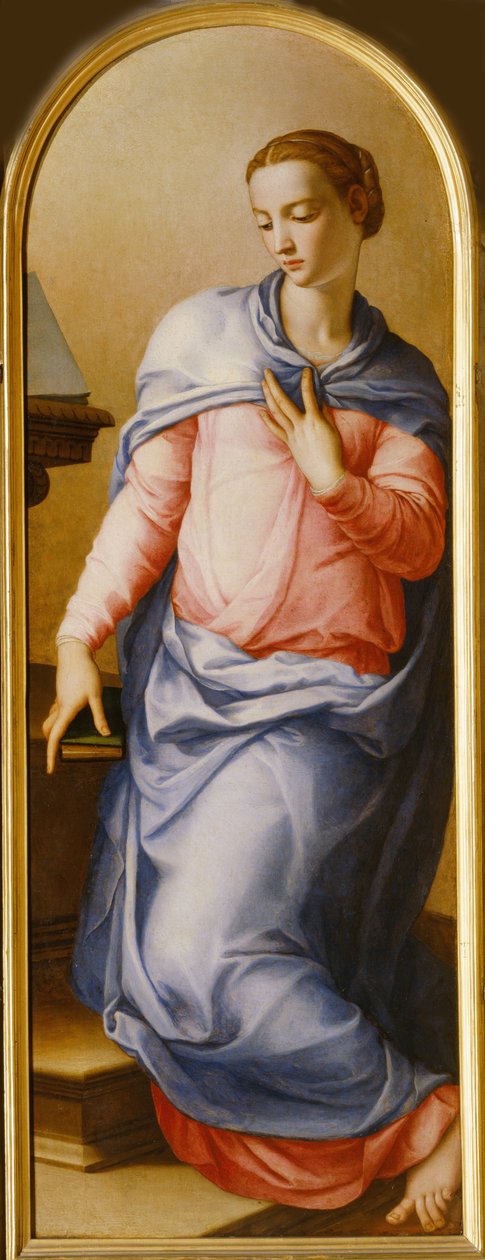 Jomfru bebudede, 1540-1545 af Agnolo Bronzino
