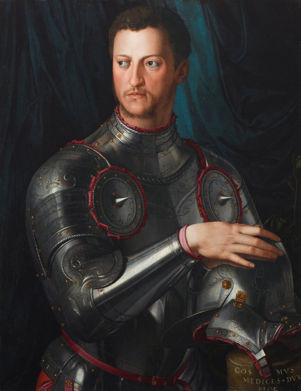 Cosimo de Medici (1519-1574) storhertug af Toscana af Agnolo di Cosimo Bronzino