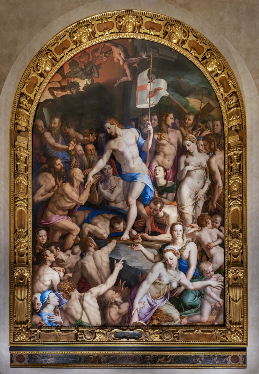 Medici-kapellet: Kristi nedstigning til limboen af Agnolo Bronzino