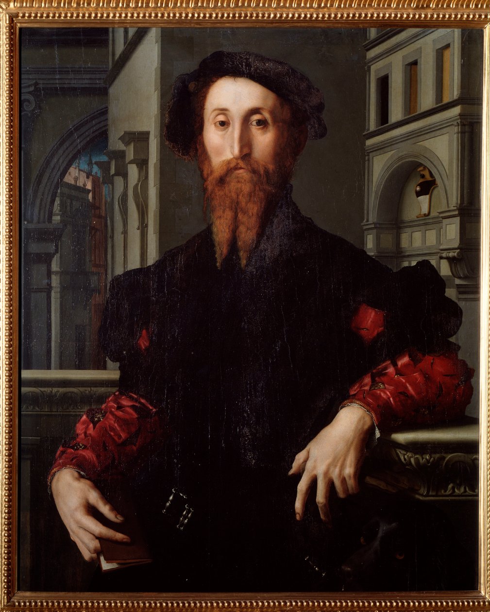 Portræt af Bartolomeo Panciatichi, florentinsk humanist og politiker (maleri, ca. 1540) af Agnolo Bronzino