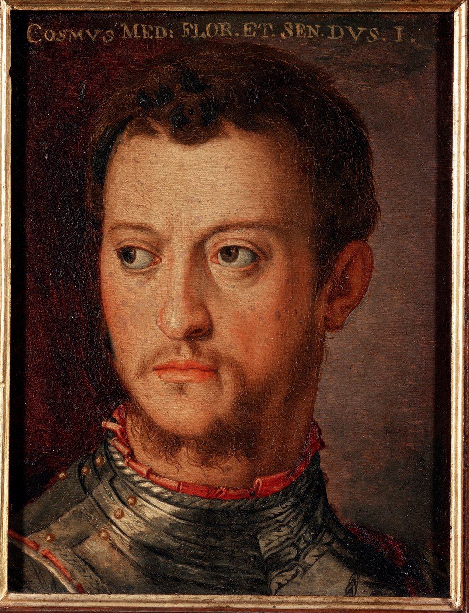 Portræt af Cosimo (Kom) I af Medici (Cosimo I de Medici af Agnolo Bronzino