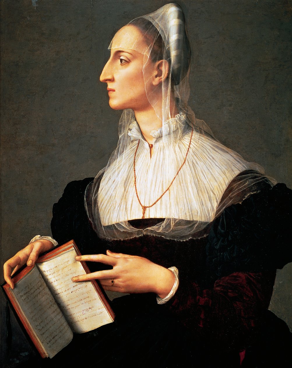 Portræt af Laura Battiferri (Urbino af Agnolo Bronzino
