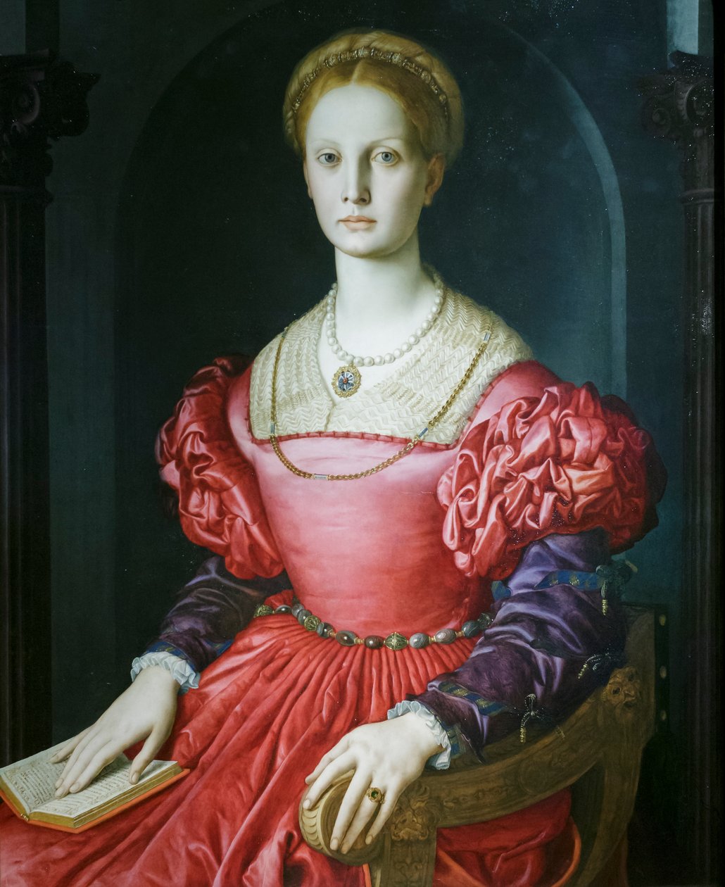 Portræt af Lucrezia Panciatichi af Agnolo Bronzino