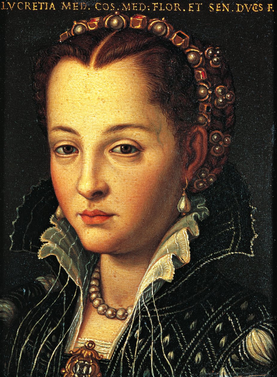Portræt af Lucrezia af Medici (Firenze af Agnolo Bronzino