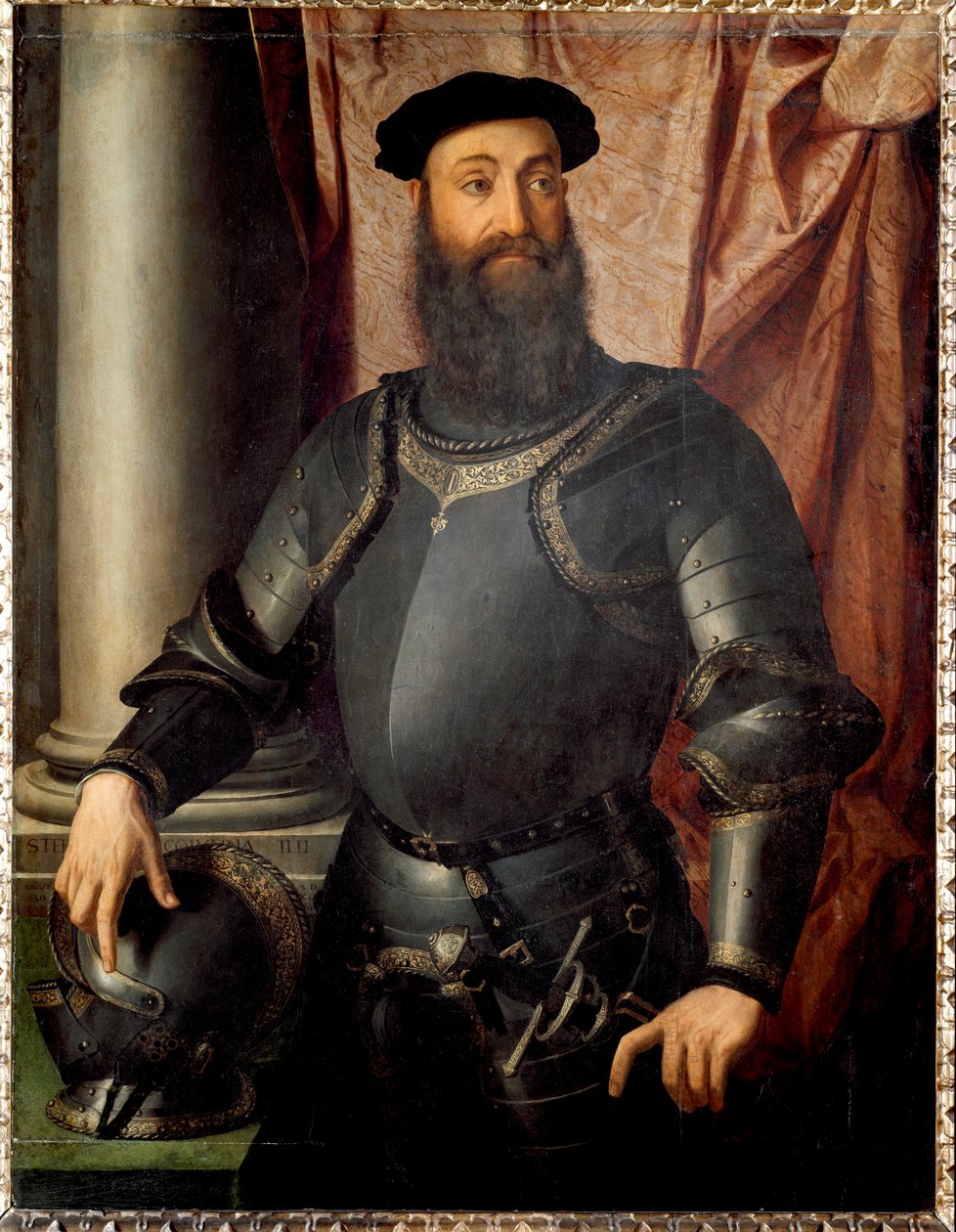 Portræt af Condottiere Stefano Colonna af Agnolo Bronzino