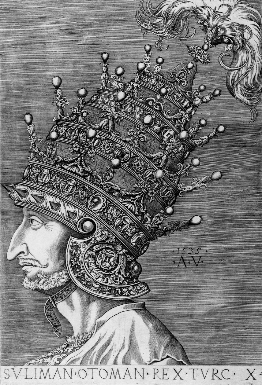 Suleiman den storslåede (1494-1566), 1535 af Agostino Musi