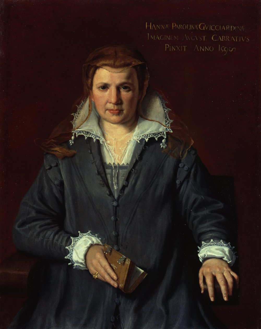 Anna Parolini Guicciardini af Agostino Carracci