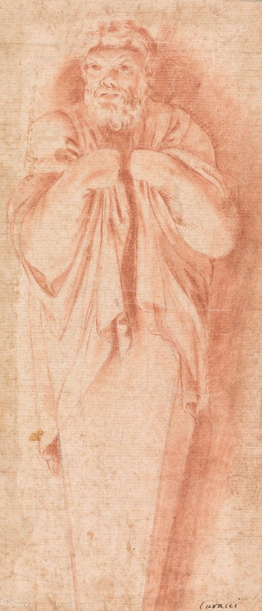 Antike Herme af Agostino Carracci