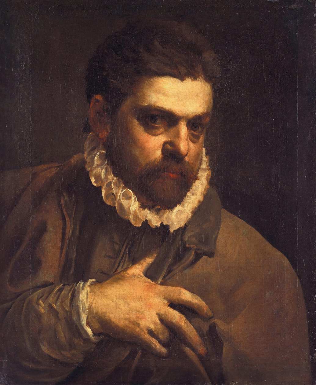 Mandsportæt af Agostino Carracci