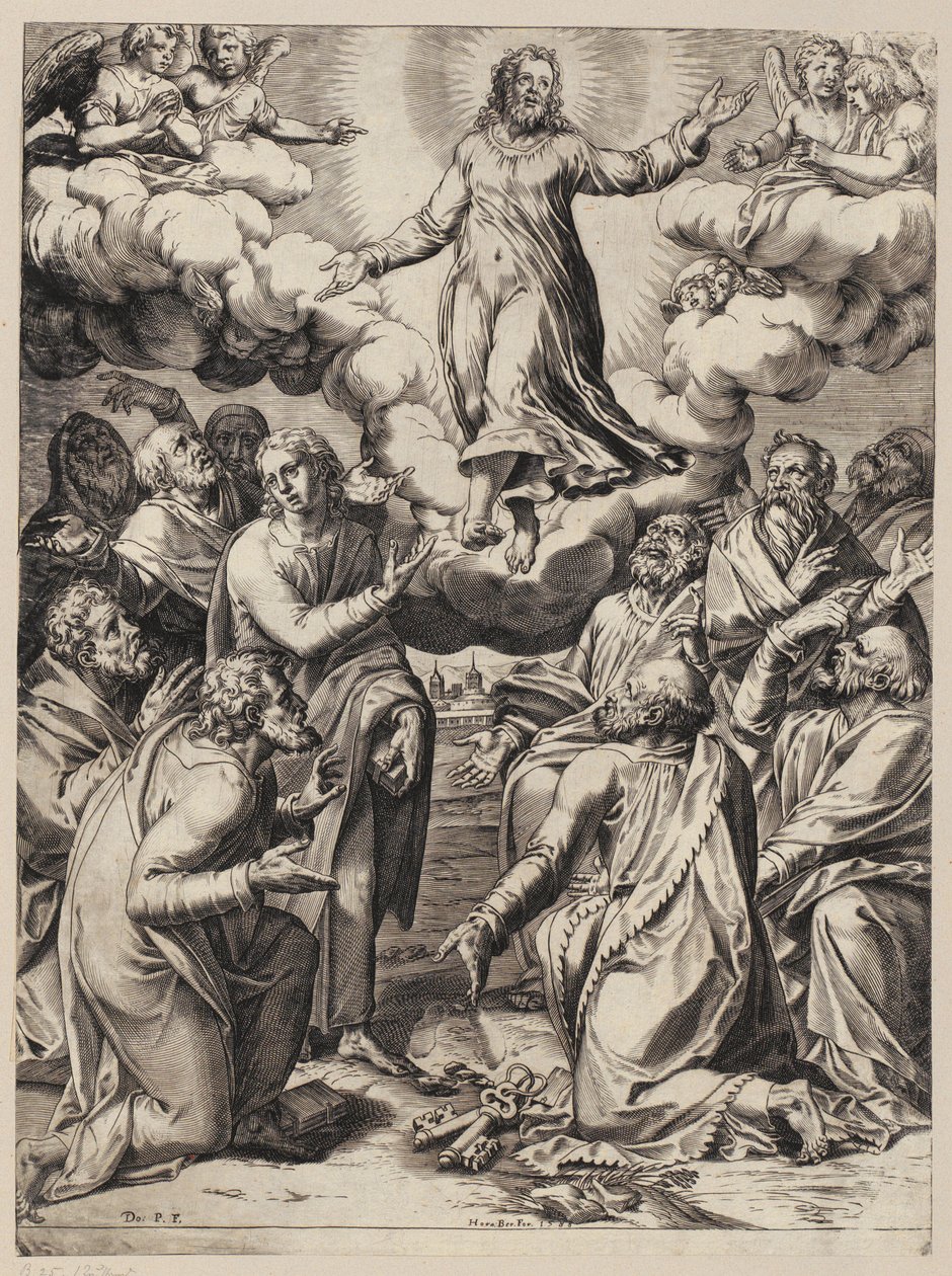 Stigmatiseringen af den hellige Frans af Agostino Carracci