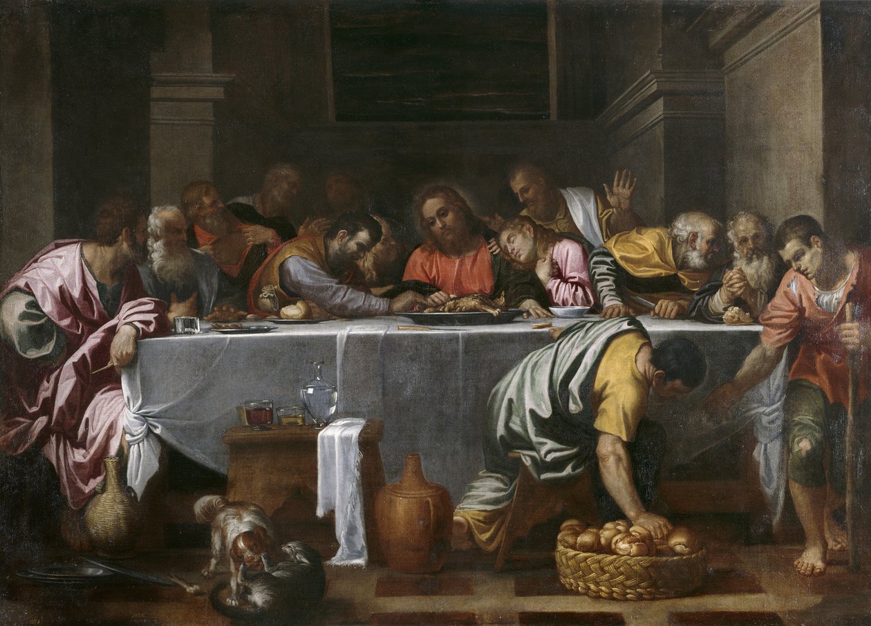 Den sidste nadver af Agostino Carracci