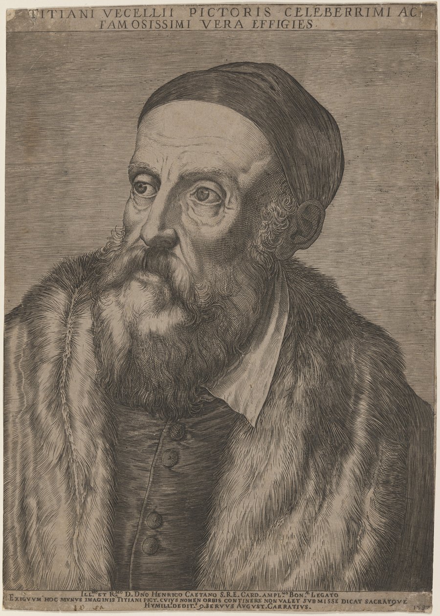 Tizian af Agostino Carracci