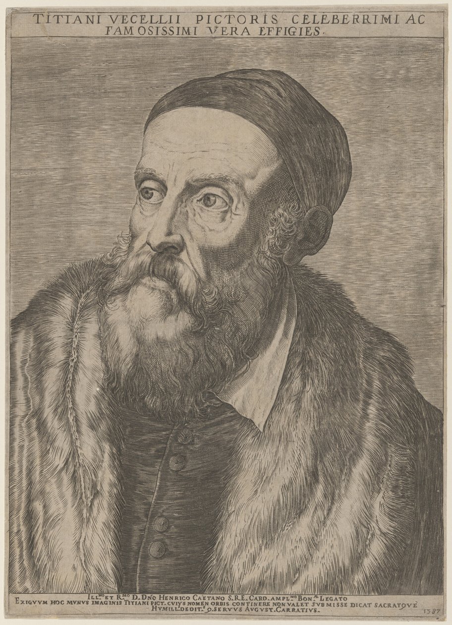 Tizian af Agostino Carracci