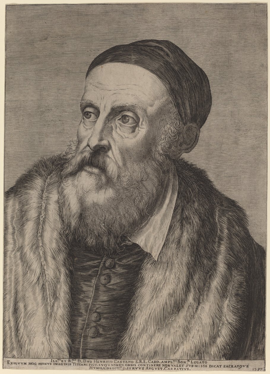 Tizian af Agostino Carracci after Titian