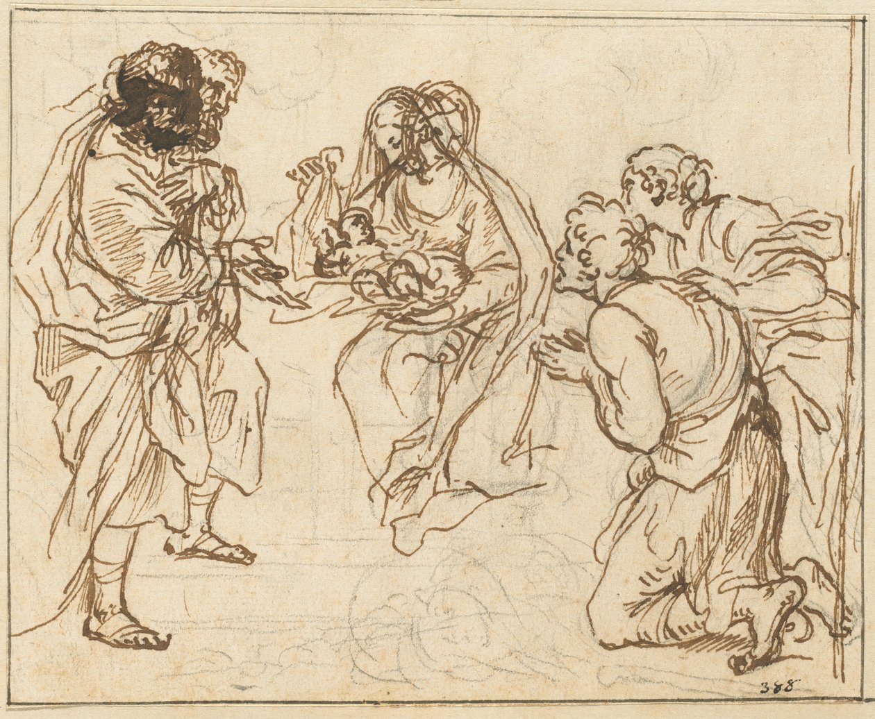 Hyrdernes tilbedelse af Agostino Masucci