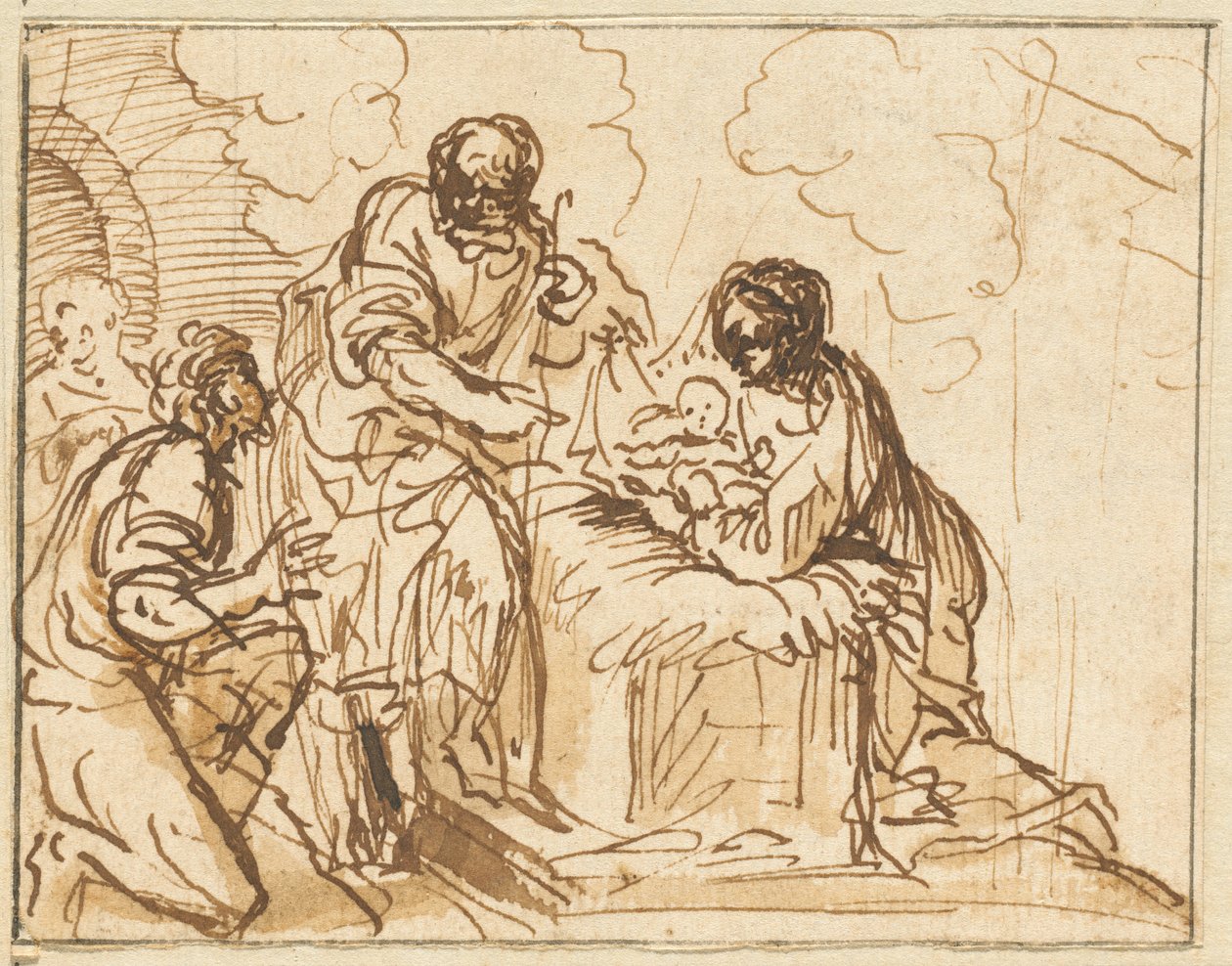 Hyrdernes tilbedelse af Agostino Masucci