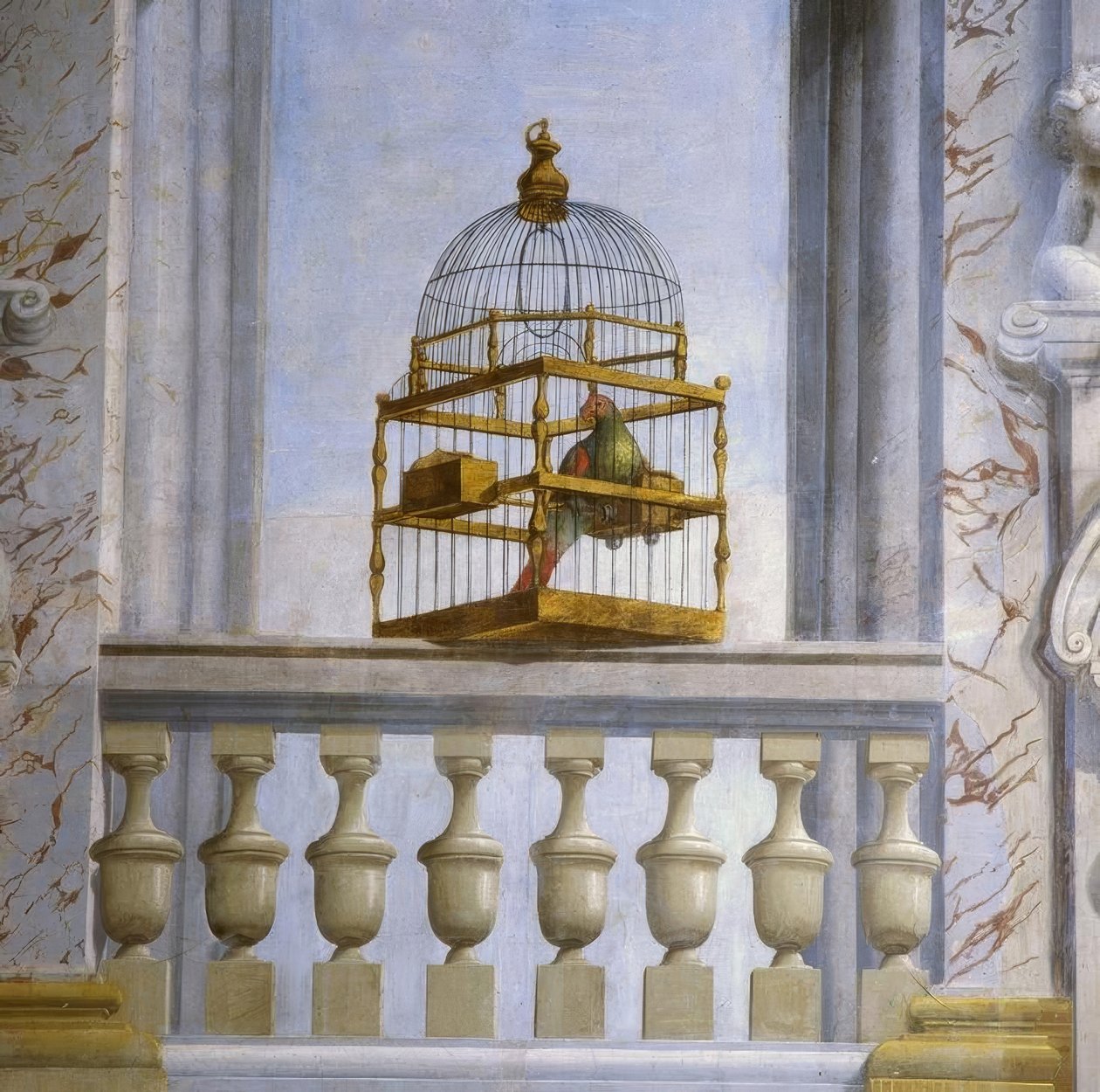 Rom, Palazzo Spada. Mødehallen af Agostino Mitelli