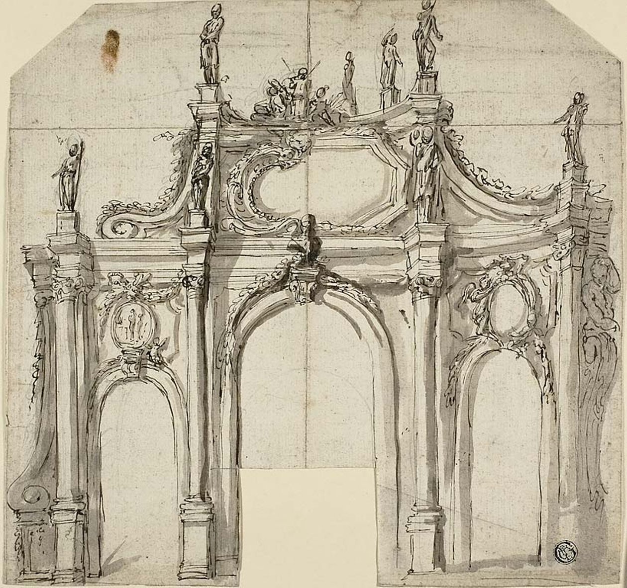 Triumfbue af Agostino Mitelli
