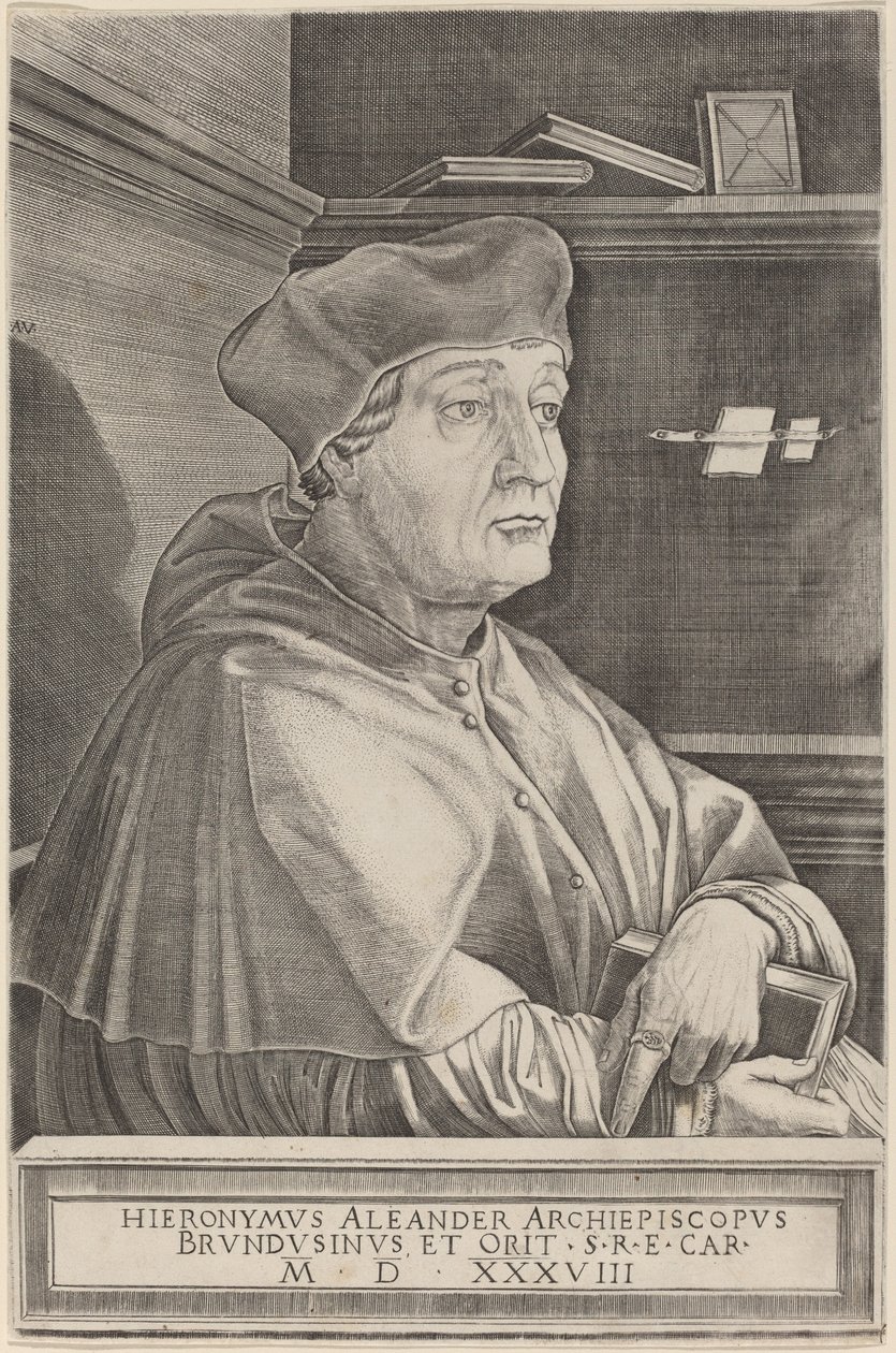 Hieronymus Alexander, ærkebiskop af Brindisi af Agostino dei Musi