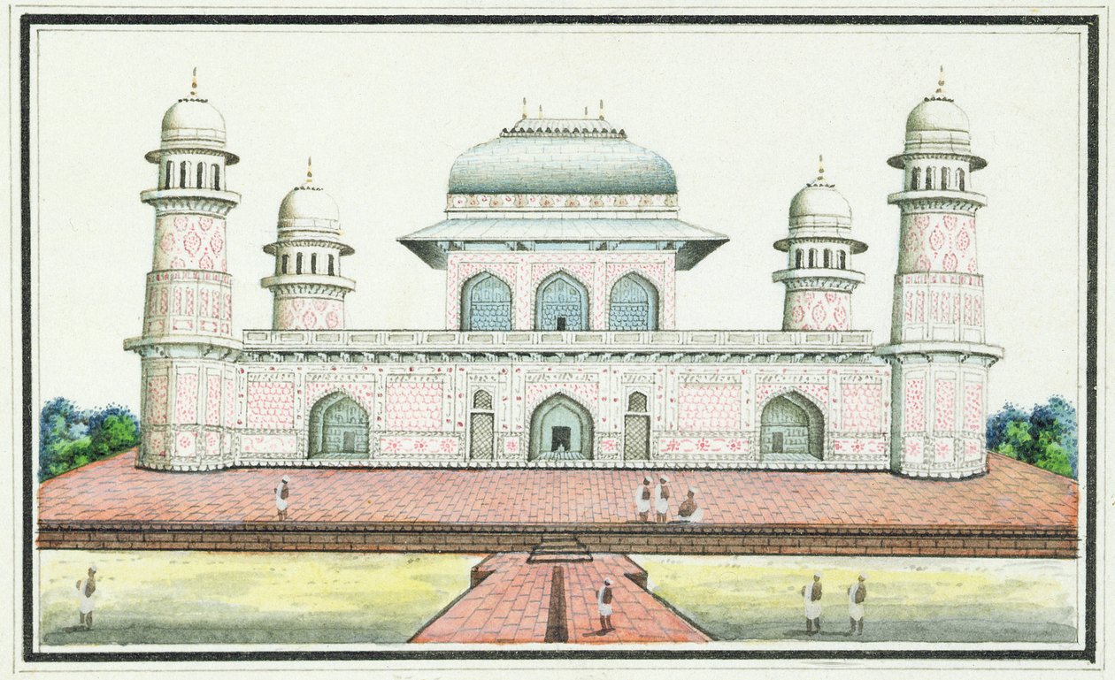 Itimad-Ud-Daulas grav, nær Agra, ca. 1830