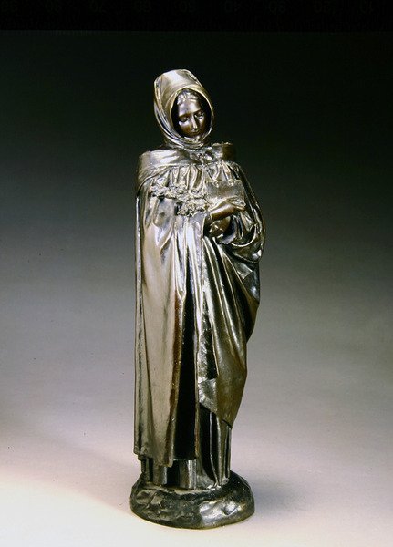 Bolognese på palmesøndag (bronze) af Aime Jules Dalou