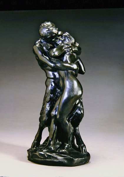 Le Baiser (bronze) af Aime Jules Dalou