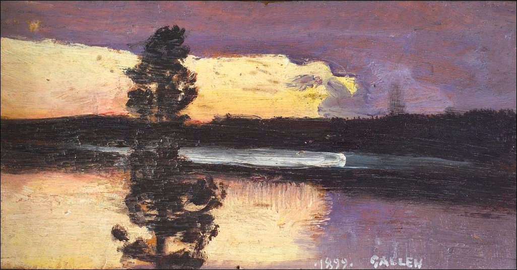  Sunsetn af Akseli Gallen Kallela