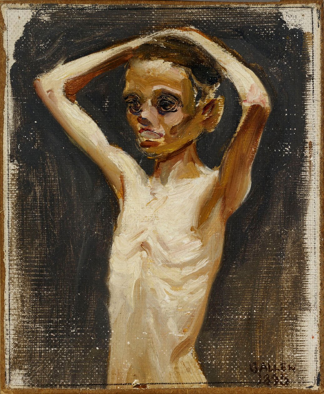 Pigen fra Jaskala-gården af Akseli Gallen-Kallela
