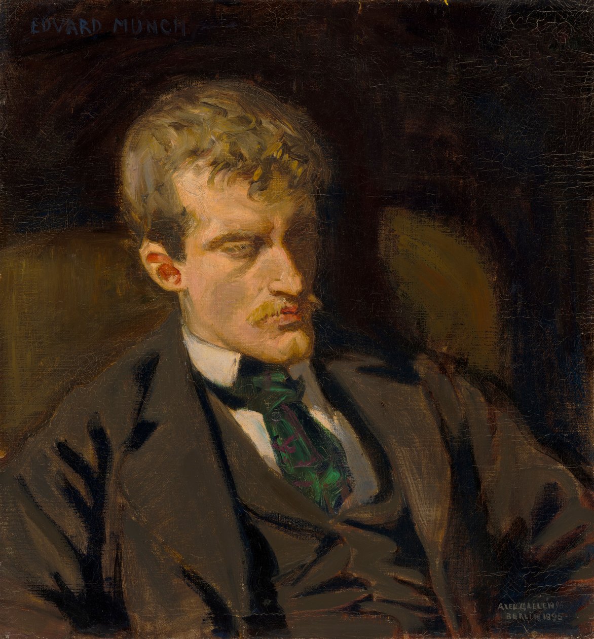 Portræt af Edvard Munch af Akseli Gallen-Kallela