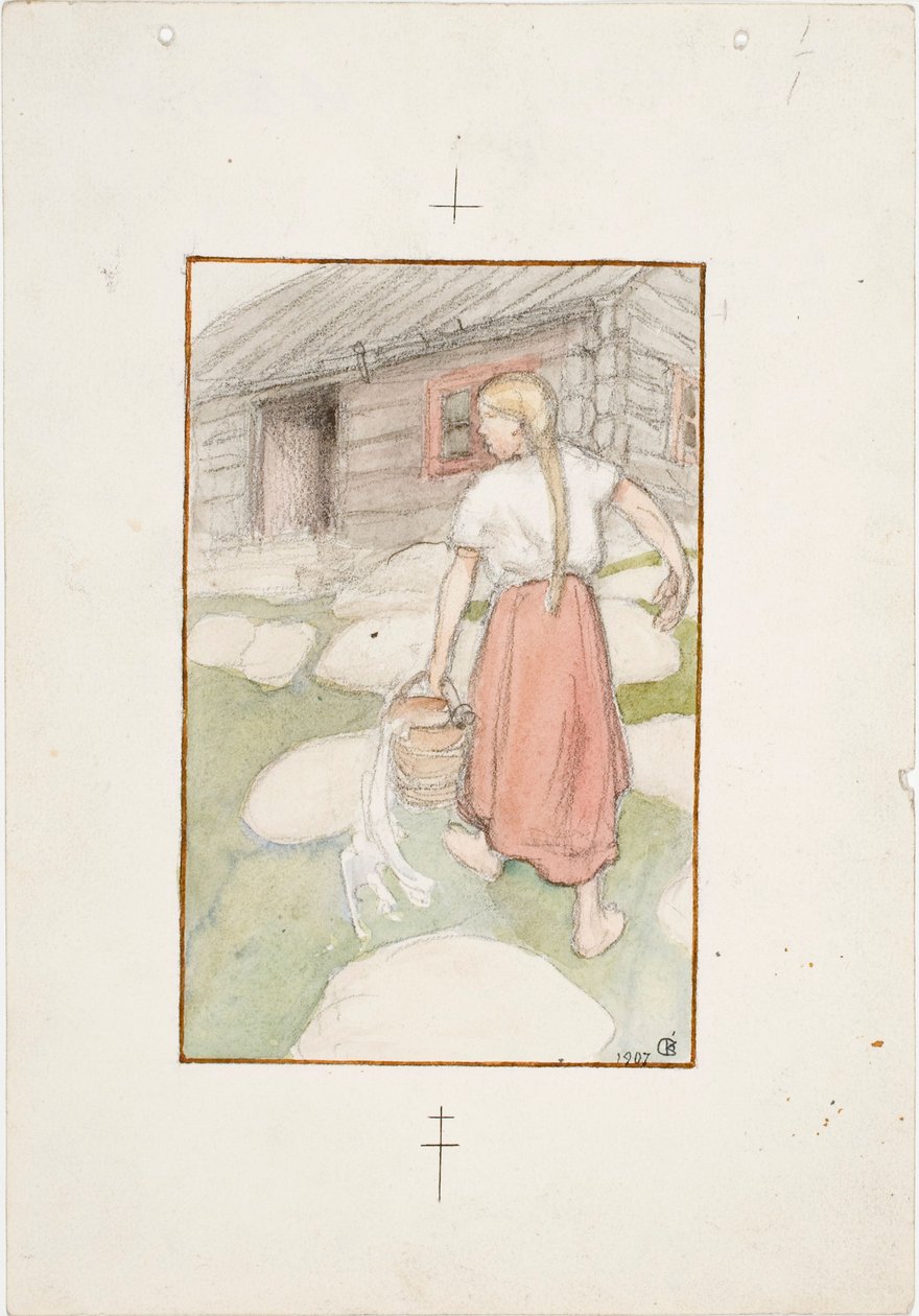 Den smukke Venla af Akseli Gallen-Kallela