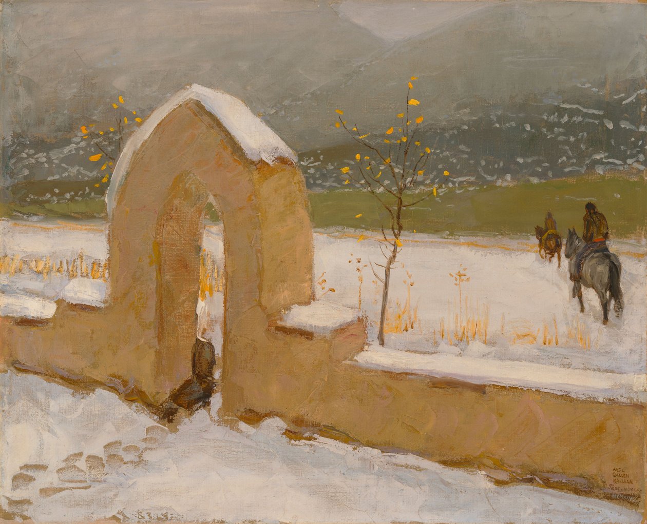 Porten i Taos af Akseli Gallen-Kallela