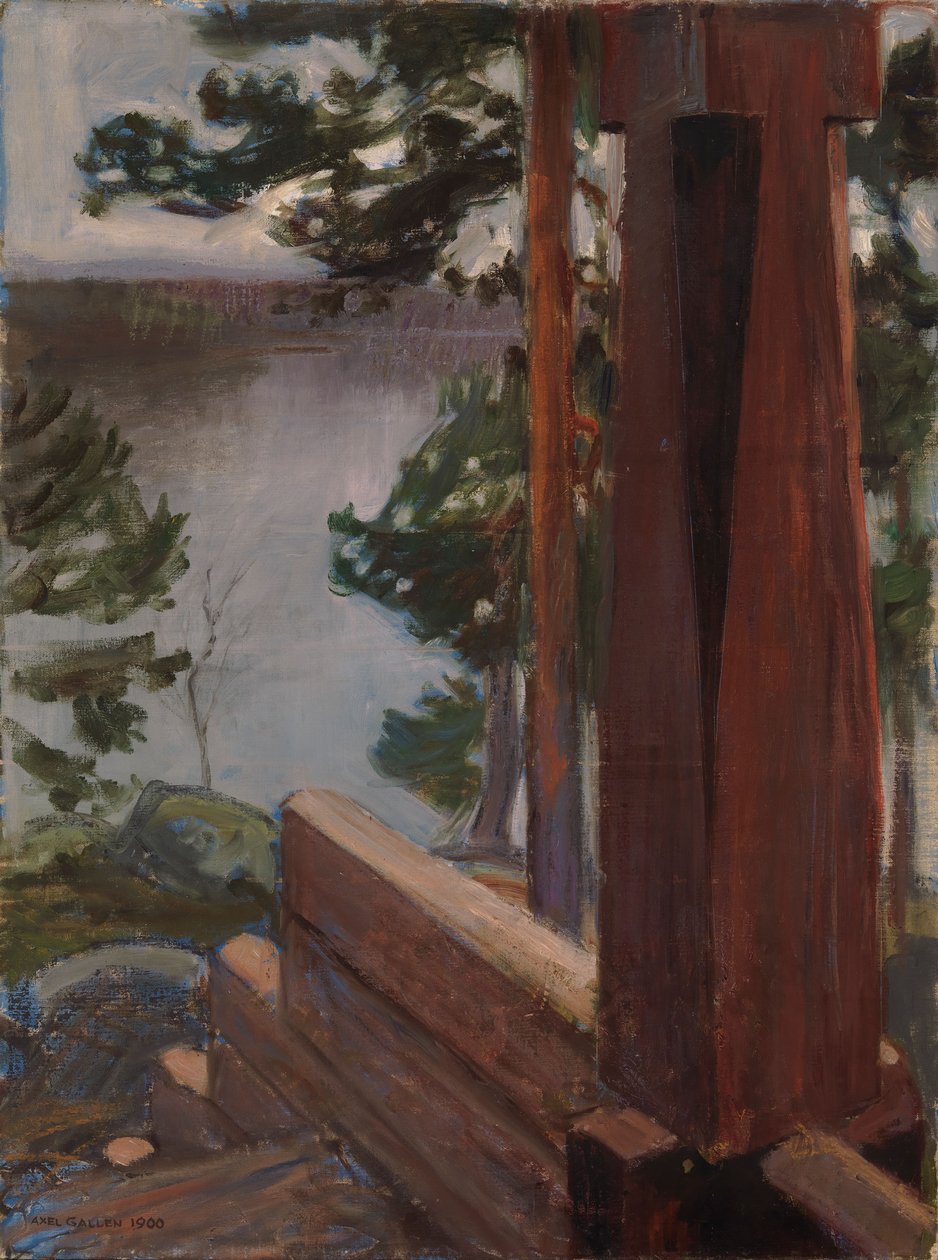 Kalelas veranda af Akseli Gallen-Kallela