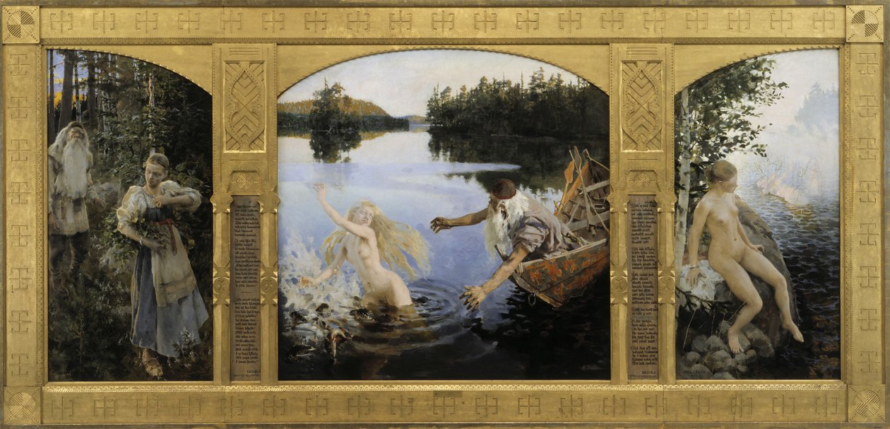 Aino-triptykonen, 1891 af Akseli Gallen Kallela