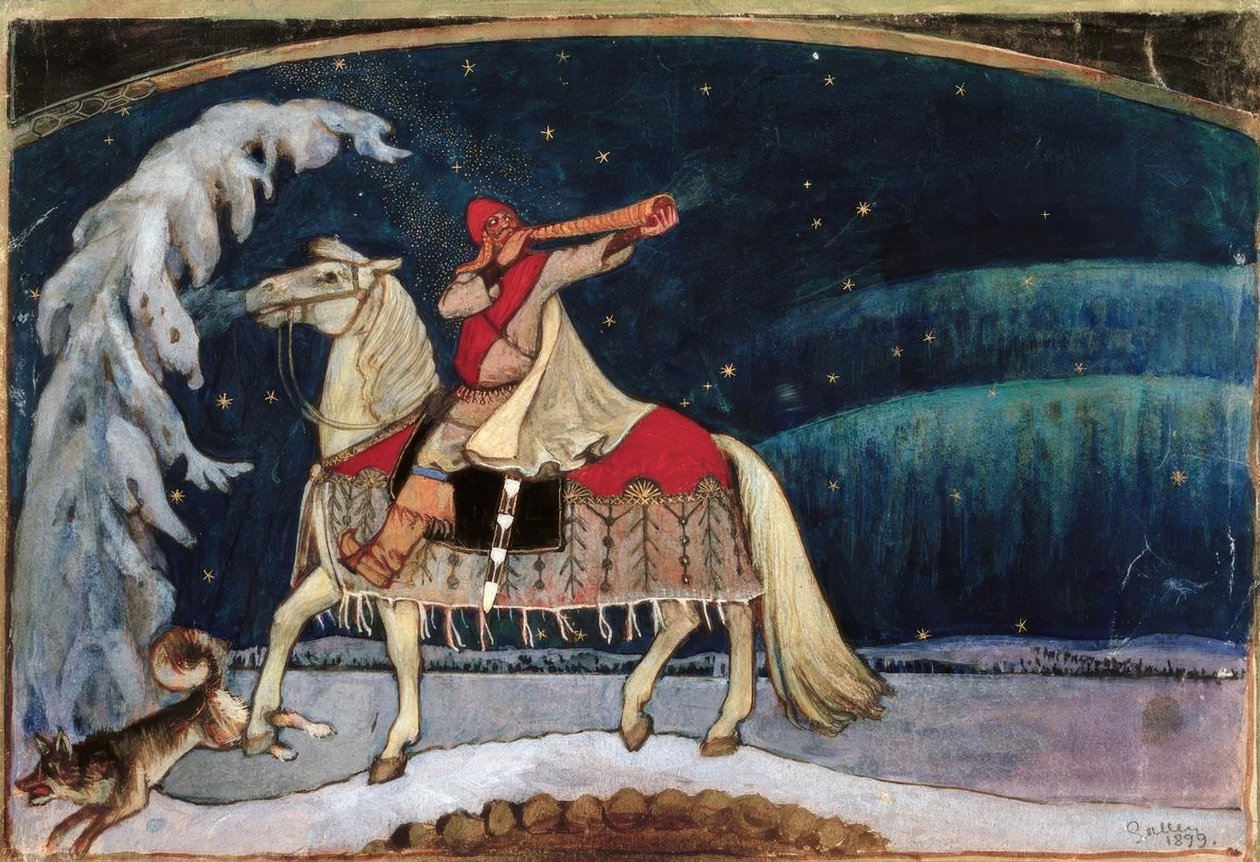 A.Gallen-Kallela, Kullervo går i krig af Akseli Valdemar Gallen Kallela