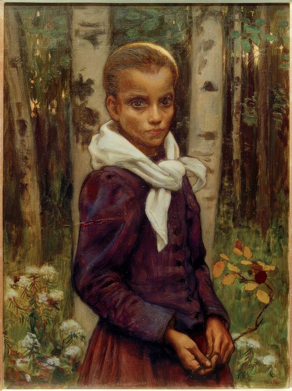 pige af Akseli Valdemar Gallen Kallela