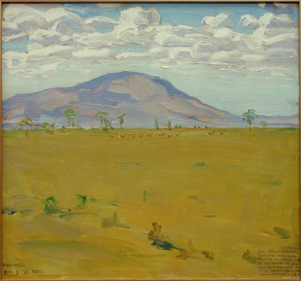 Mount Kenya - Wakamba Ebene af Akseli Valdemar Gallen Kallela