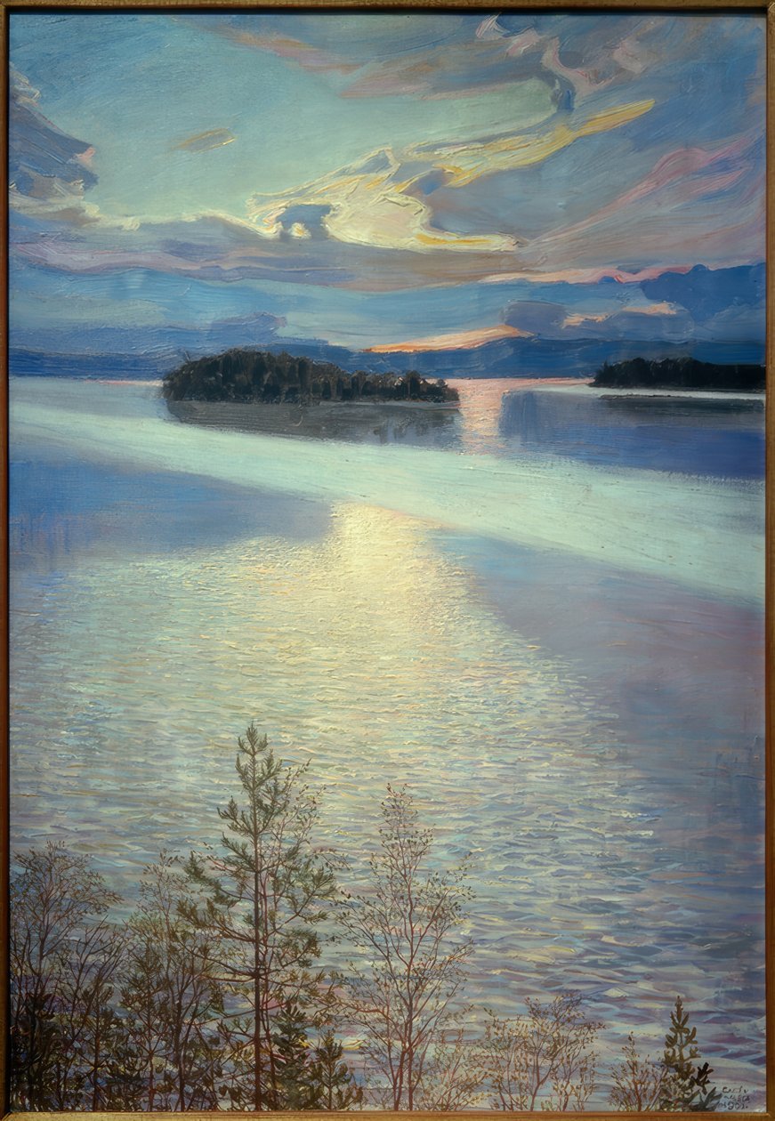 Seeblick af Akseli Valdemar Gallen Kallela