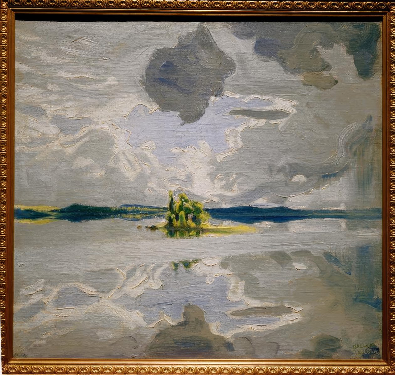 Skyer over en sø af Akseli Valdemar Gallen Kallela
