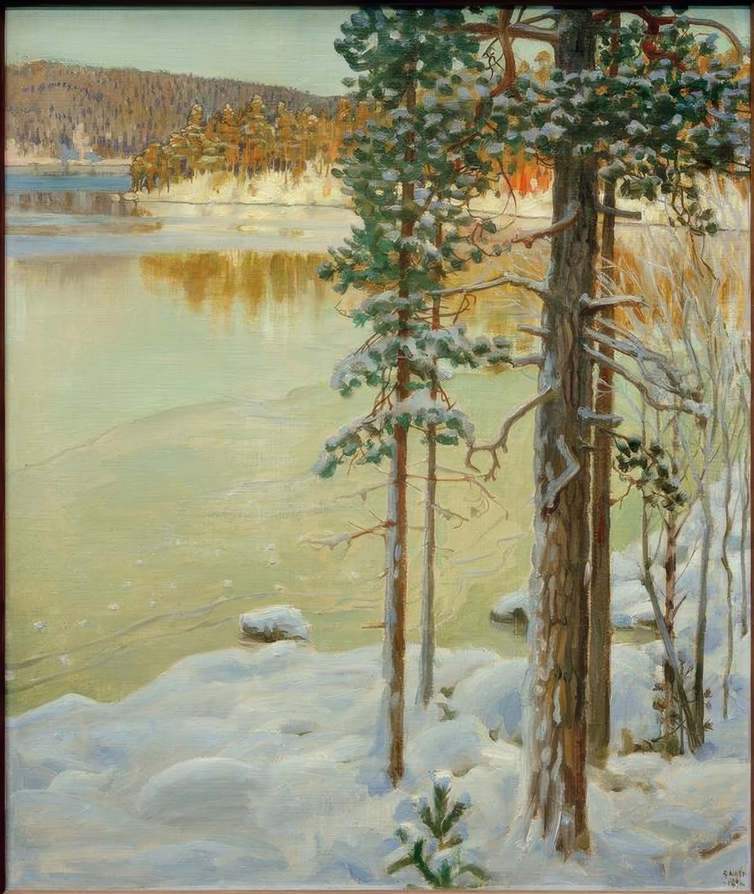 Zugefrorener See, Ruovesi af Akseli Valdemar Gallen Kallela