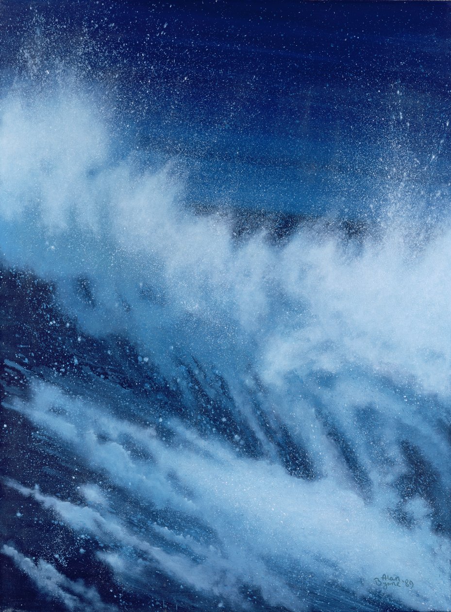 Large Waves Breaking, 1989 af Alan Byrne