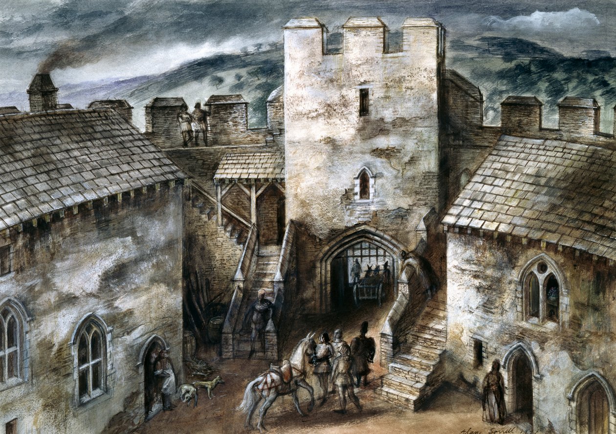 Restormel Castle, 1300-tallet, c1960