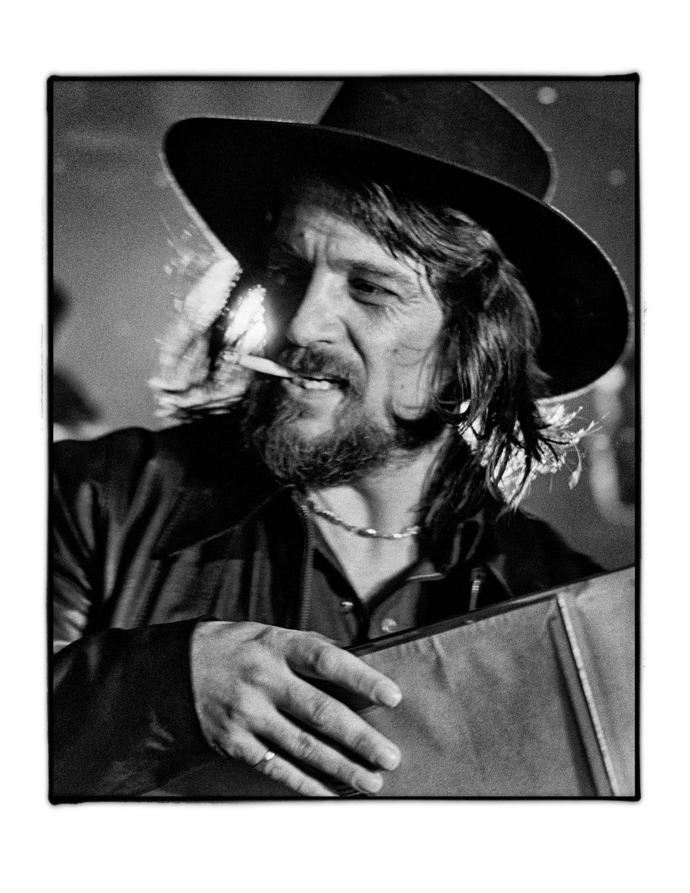 Waylon Jennings - Nashville Palace, Nashville, Tennessee - oktober 1977 (foto) af Alan Messer