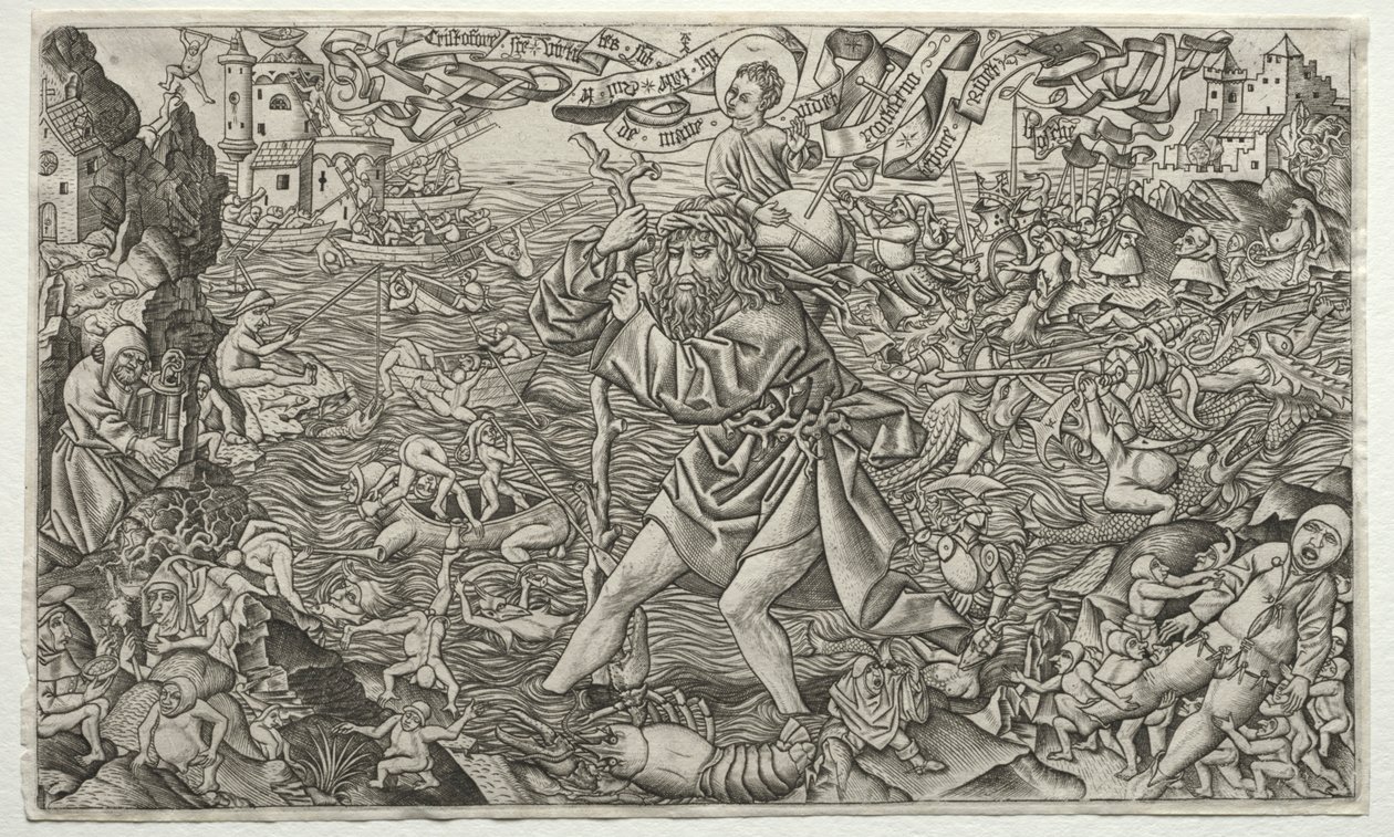 St. Christopher, 1478-1506. af Alart du Hameel