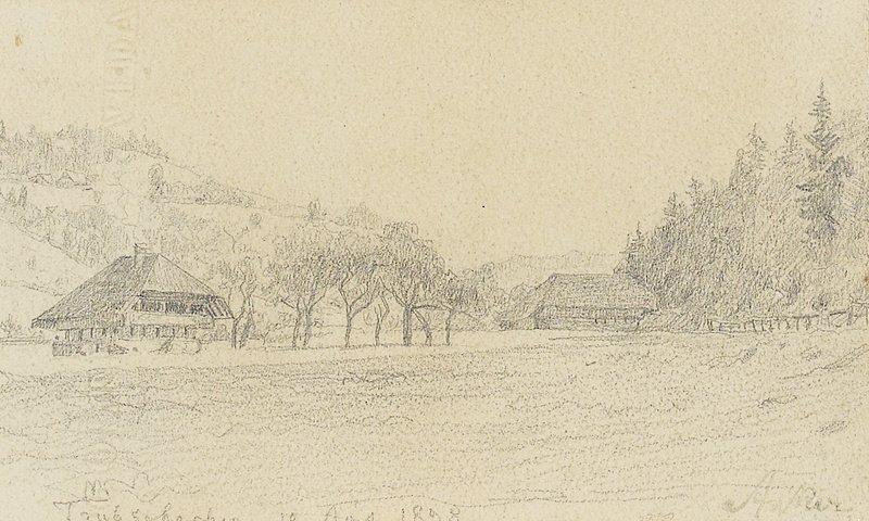 Trubschachen af Albert Anker