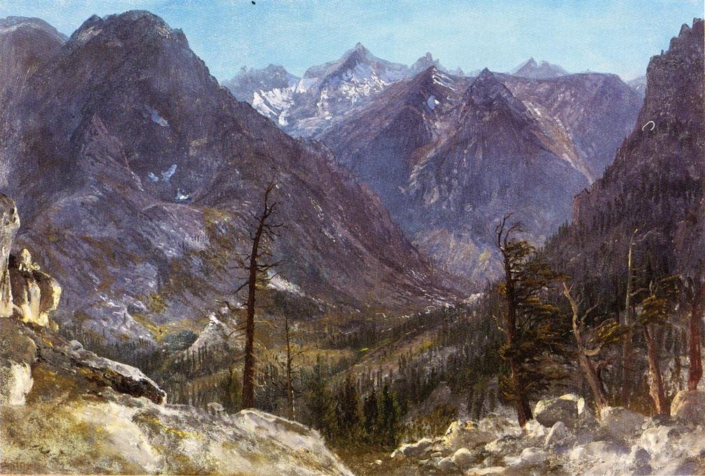 Estes Park, Colorado af Albert Bierstadt
