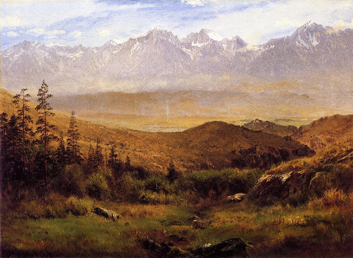 I bjergene af Albert Bierstadt