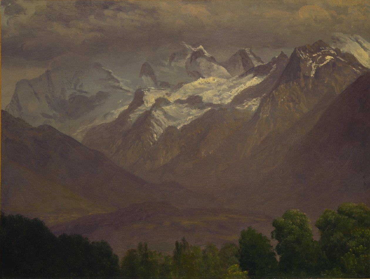 I High Mountains af Albert Bierstadt