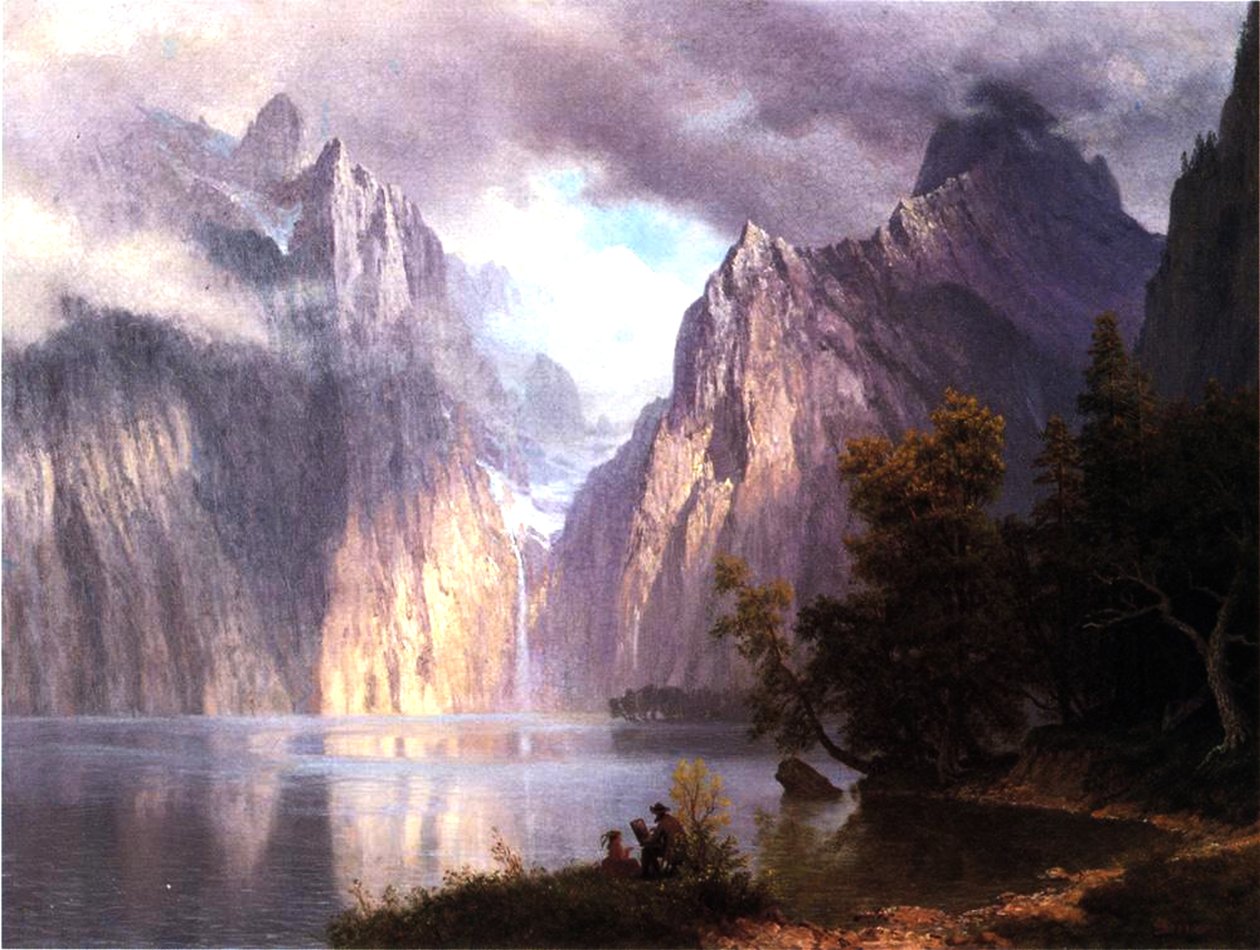 I Sierra Nevada, ca. 1861 af Albert Bierstadt