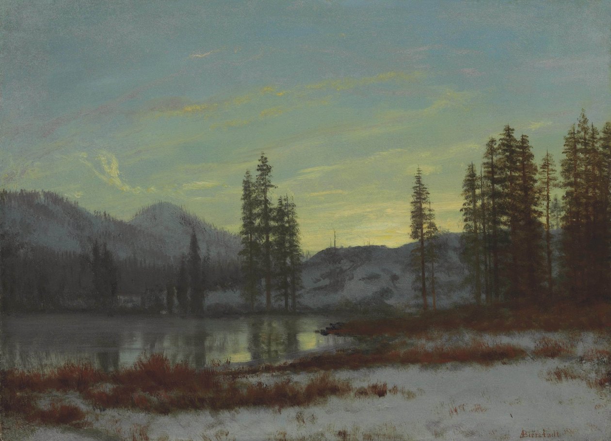 Sne i Rockies af Albert Bierstadt
