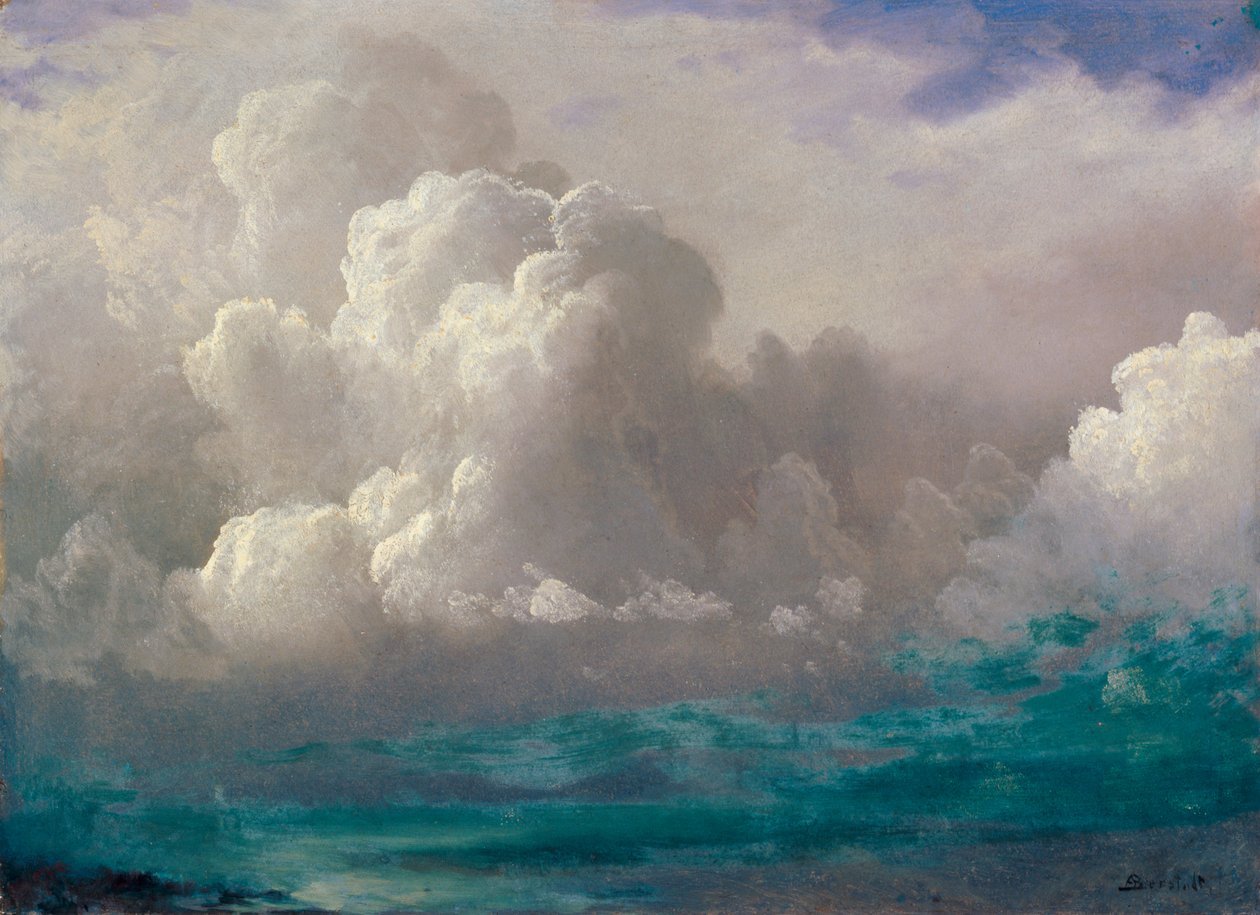 Stormskyer af Albert Bierstadt